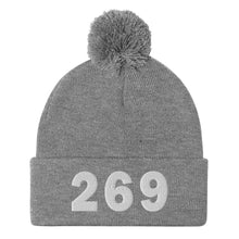 Load image into Gallery viewer, 269 Area Code Pom-Pom Beanie