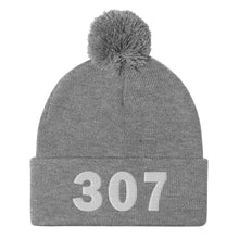 Load image into Gallery viewer, 307 Area Code Pom-Pom Beanie