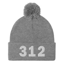 Load image into Gallery viewer, 312 Area Code Pom-Pom Beanie