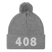 Load image into Gallery viewer, 408 Area Code Pom-Pom Beanie