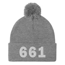 Load image into Gallery viewer, 661 Area Code Pom-Pom Beanie