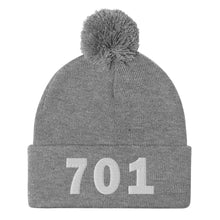 Load image into Gallery viewer, 701 Area Code Pom-Pom Beanie