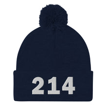 Load image into Gallery viewer, 214 Area Code Pom-Pom Beanie