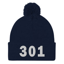 Load image into Gallery viewer, 301 Area Code Pom-Pom Beanie