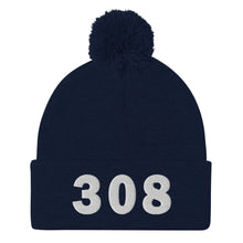 Load image into Gallery viewer, 308 Area Code Pom-Pom Beanie