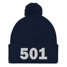 Load image into Gallery viewer, 501 Area Code Pom-Pom Beanie