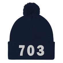 Load image into Gallery viewer, 703 Area Code Pom-Pom Beanie