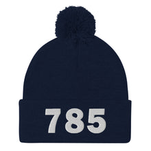 Load image into Gallery viewer, 785 Area Code Pom-Pom Beanie