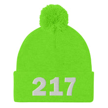 Load image into Gallery viewer, 217 Area Code Pom-Pom Beanie