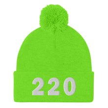 Load image into Gallery viewer, 220 Area Code Pom-Pom Beanie