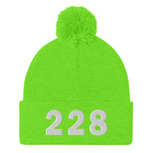 Load image into Gallery viewer, 228 Area Code Pom-Pom Beanie