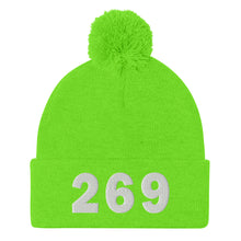 Load image into Gallery viewer, 269 Area Code Pom-Pom Beanie