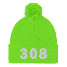 Load image into Gallery viewer, 308 Area Code Pom-Pom Beanie