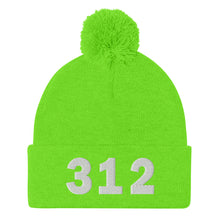 Load image into Gallery viewer, 312 Area Code Pom-Pom Beanie