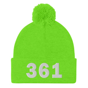 361 Area Code Pom-Pom Beanie