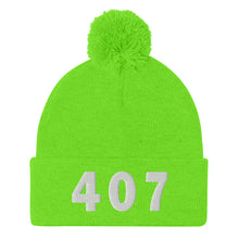 Load image into Gallery viewer, 407 Area Code Pom-Pom Beanie