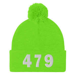 479 Area Code Pom-Pom Beanie