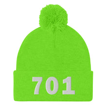 Load image into Gallery viewer, 701 Area Code Pom-Pom Beanie