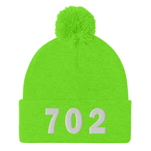 702 Area Code Pom-Pom Beanie