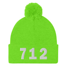 Load image into Gallery viewer, 712 Area Code Pom-Pom Beanie