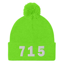 Load image into Gallery viewer, 715 Area Code Pom-Pom Beanie