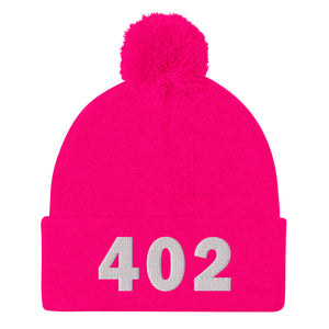 402 Area Code Pom-Pom Beanie