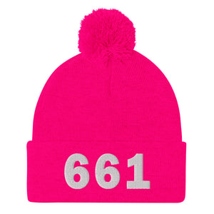 661 Area Code Pom-Pom Beanie