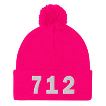 Load image into Gallery viewer, 712 Area Code Pom-Pom Beanie