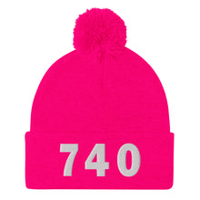 Load image into Gallery viewer, 740 Area Code Pom-Pom Beanie