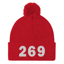 Load image into Gallery viewer, 269 Area Code Pom-Pom Beanie