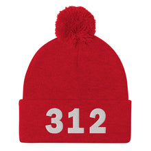 Load image into Gallery viewer, 312 Area Code Pom-Pom Beanie