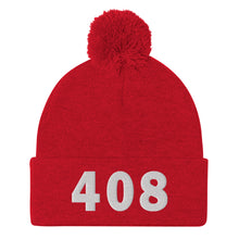 Load image into Gallery viewer, 408 Area Code Pom-Pom Beanie