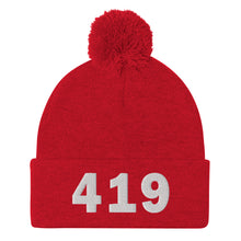 Load image into Gallery viewer, 419 Area Code Pom-Pom Beanie