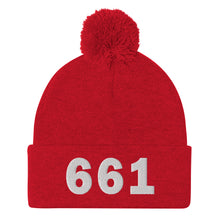 Load image into Gallery viewer, 661 Area Code Pom-Pom Beanie