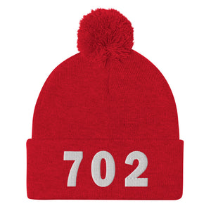 702 Area Code Pom-Pom Beanie