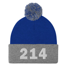 Load image into Gallery viewer, 214 Area Code Pom-Pom Beanie