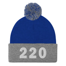 Load image into Gallery viewer, 220 Area Code Pom-Pom Beanie