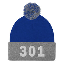 Load image into Gallery viewer, 301 Area Code Pom-Pom Beanie