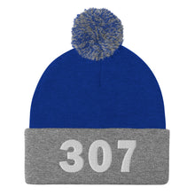 Load image into Gallery viewer, 307 Area Code Pom-Pom Beanie