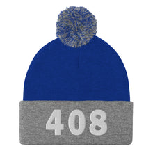 Load image into Gallery viewer, 408 Area Code Pom-Pom Beanie