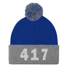 Load image into Gallery viewer, 417 Area Code Pom-Pom Beanie