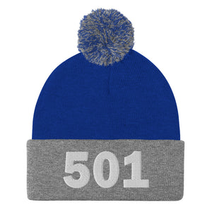 501 Area Code Pom-Pom Beanie