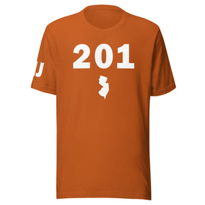 201 Area Code Unisex T-Shirt