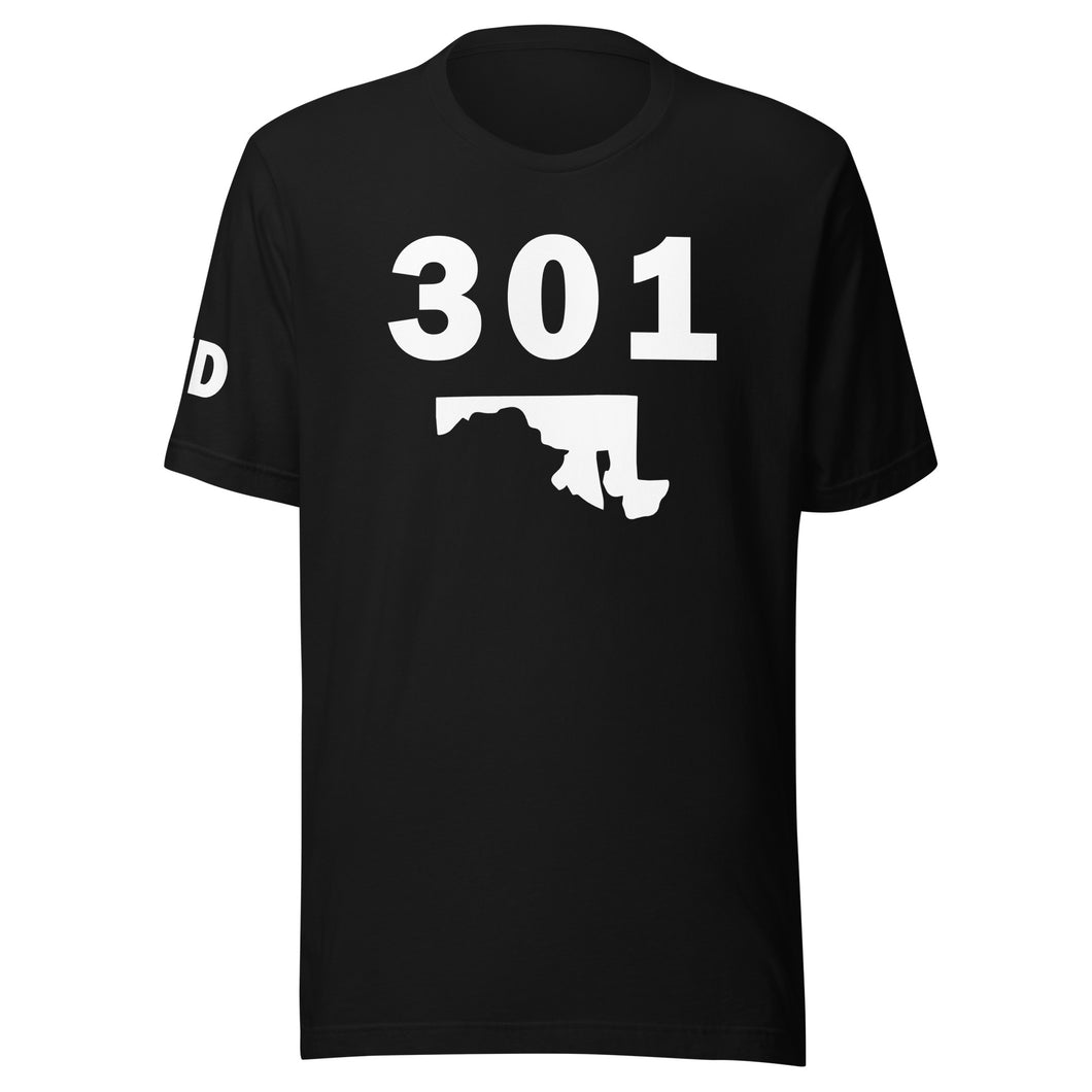 301 Area Code Unisex T Shirt