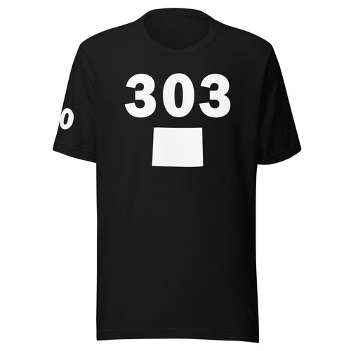 303 Area Code Unisex T Shirt
