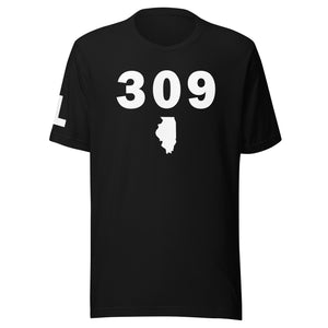 309 Area Code Unisex T Shirt