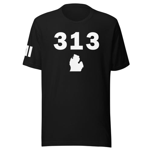 313 Area Code Unisex T Shirt