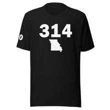 Load image into Gallery viewer, 314 Area Code Unisex T Shirt