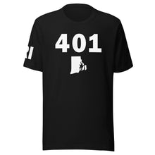 Load image into Gallery viewer, 401 Area Code Unisex T Shirt