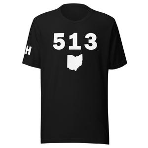 513 Area Code Unisex T Shirt
